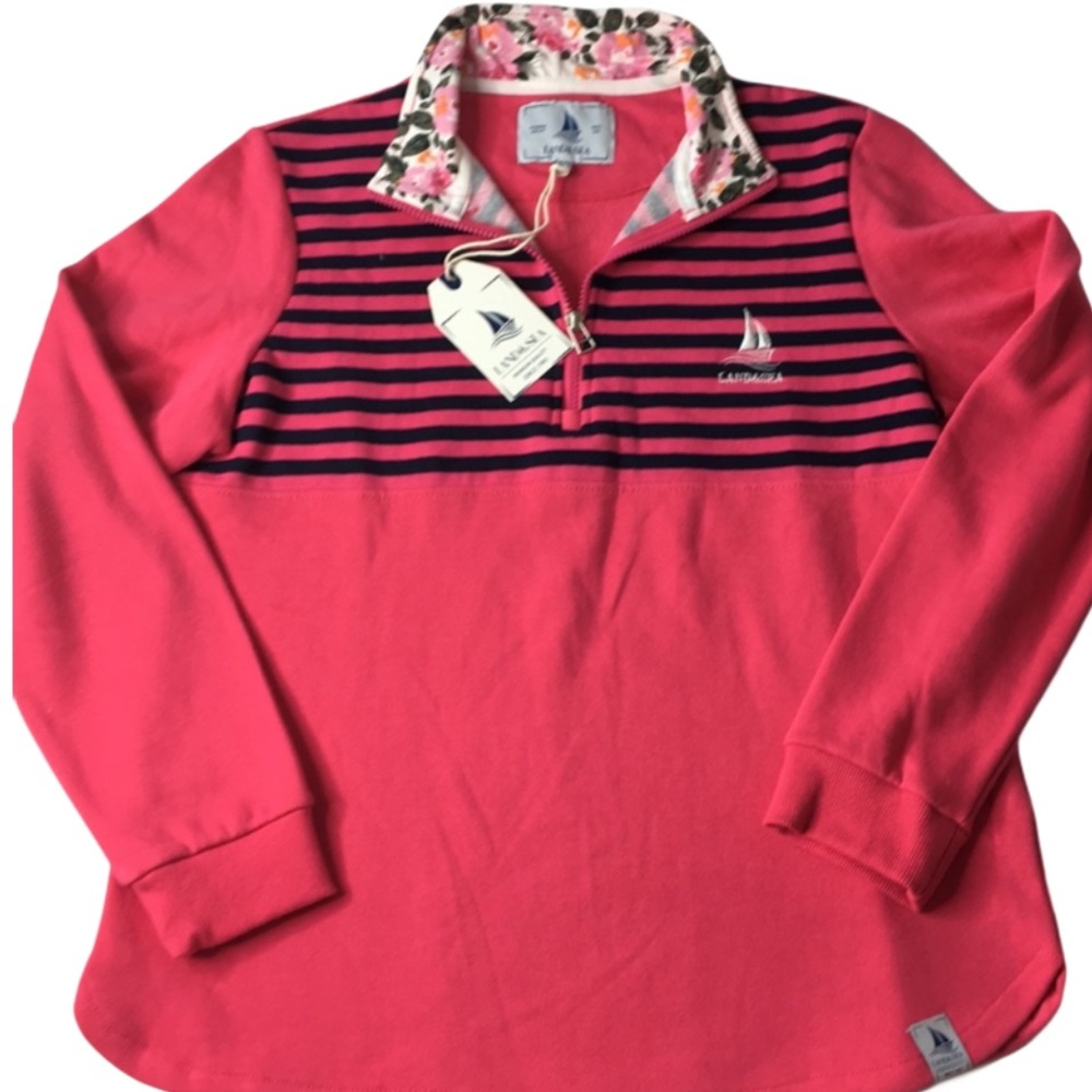 Land and Sea 1/4 zip pullover Sweatshirt